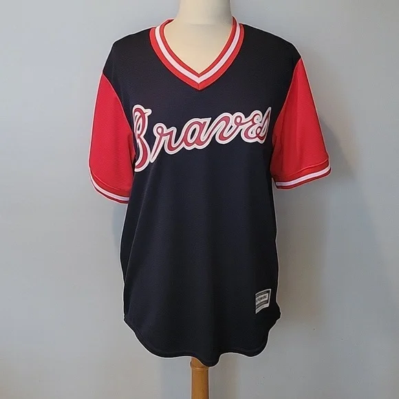 Atlanta Braves Ozzie Albies "Puchi" Majestic Jersey 2018 SZ M - Picture 2 of 8
